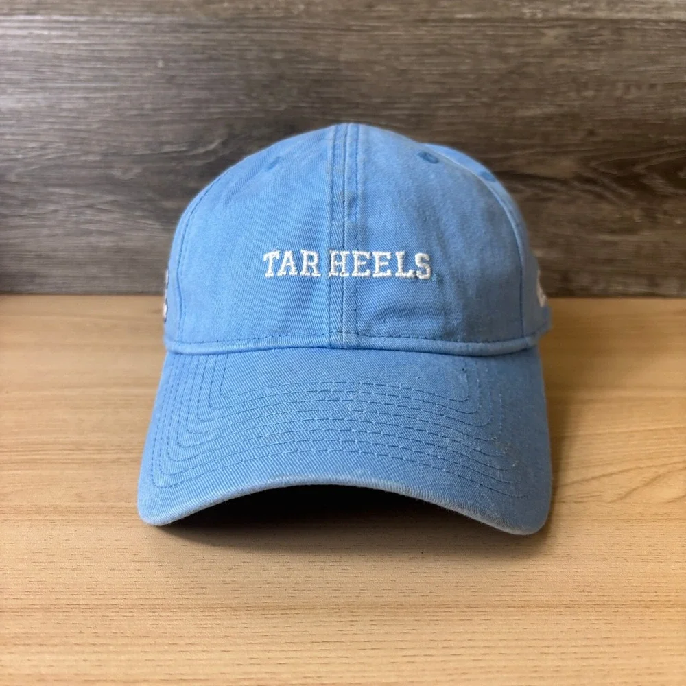 North Carolina Tar‎ Heels Hat Cap Strap Back Blue New Era Adjustable